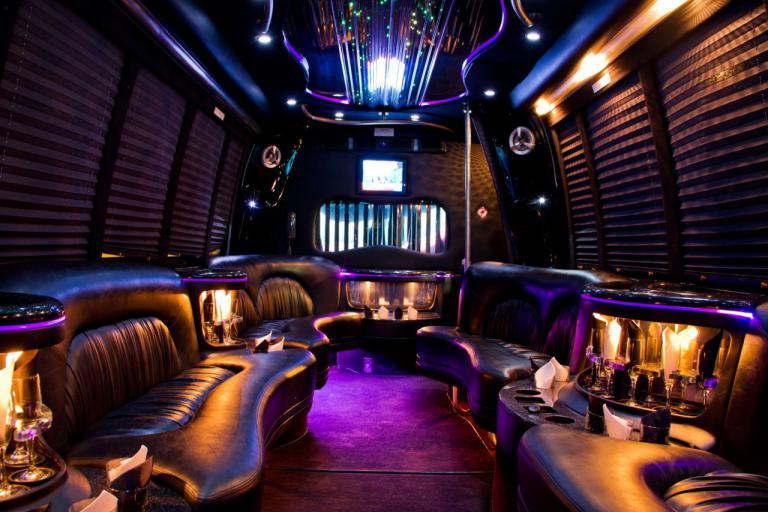 Denver 22 Passenger Party Bus Interior