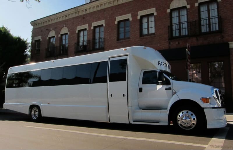 Denver 30 Passenger Party Bus White