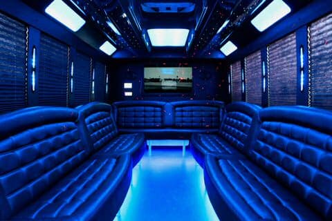 Denver 36 Passenger Party Bus Interior