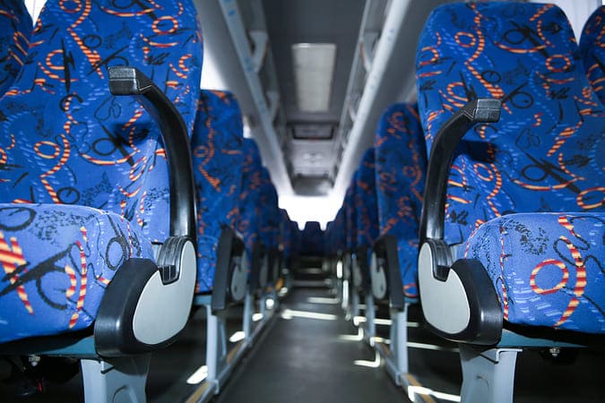 Denver 47-56 Passenger Charter Buses Interior