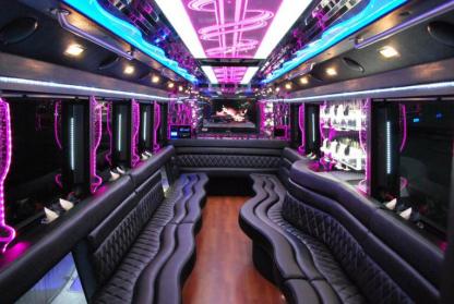 Denver 50 Passenger Party Bus Interior